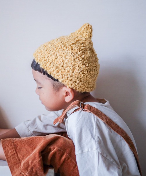GRIN BUDDY(グリンバディ)の「【GRIN BUDDY(グリンバディ)】どんぐりニットキャップ/Donguri Knit Cap(キャップ・キッズ・ベージュ/ネイビー/ブラウン/グレー/オレンジ/マスタード/ピンクベージュ/ピンク/レッド/グリーン/ライトパープル/グリーン系その他/ブルー/アイボリー/ピンク系その他/ラベンダー/ミント/ライトブラウン・53cm)」の20枚目の写真