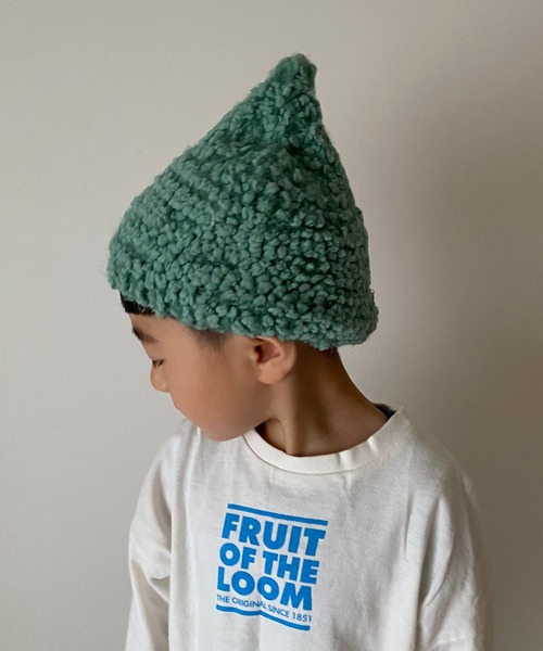 GRIN BUDDY(グリンバディ)の「【GRIN BUDDY(グリンバディ)】どんぐりニットキャップ/Donguri Knit Cap(キャップ・キッズ・ベージュ/ネイビー/ブラウン/グレー/オレンジ/マスタード/ピンクベージュ/ピンク/レッド/グリーン/ライトパープル/グリーン系その他/ブルー/アイボリー/ピンク系その他/ラベンダー/ミント/ライトブラウン・53cm)」の22枚目の写真