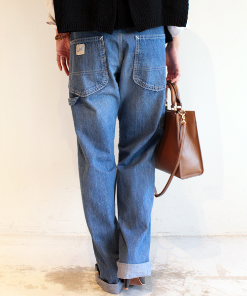 BEAUTY&YOUTH UNITED ARROWS(ビューティーアンドユースユナイテッドアローズ)の「BYBC∵ LEE別注ペインターパンツ(デニムパンツ・レディース・ホワイト/ネイビー・MEDIUM/SMALL)」の6枚目の写真