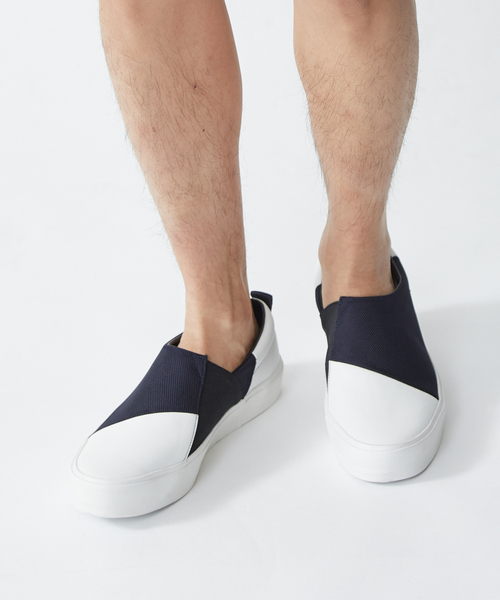 alfredoBANNISTER（アルフレッドバニスター）の「切替ゴアスリッポン（スリッポン・メンズ・ブラック/ネイビー/ブラウン・40/41/42/43）」の15枚目の写真