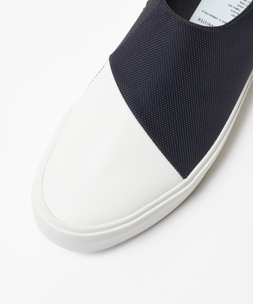 alfredoBANNISTER（アルフレッドバニスター）の「切替ゴアスリッポン（スリッポン・メンズ・ブラック/ネイビー/ブラウン・40/41/42/43）」の7枚目の写真