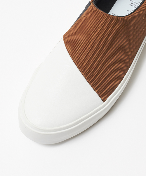 alfredoBANNISTER（アルフレッドバニスター）の「切替ゴアスリッポン（スリッポン・メンズ・ブラック/ネイビー/ブラウン・40/41/42/43）」の5枚目の写真