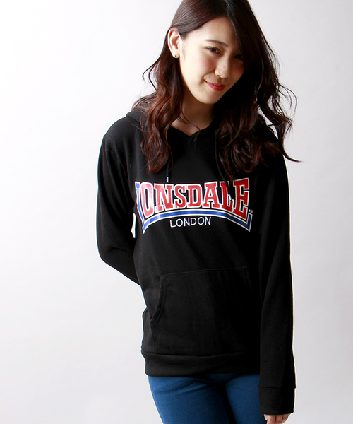 WEGO（ウィゴー）の「WEGO/LONSDALEプリントパーカー（パーカー・メンズ・ブラック/その他1・LARGE/MEDIUM）」の3枚目の写真