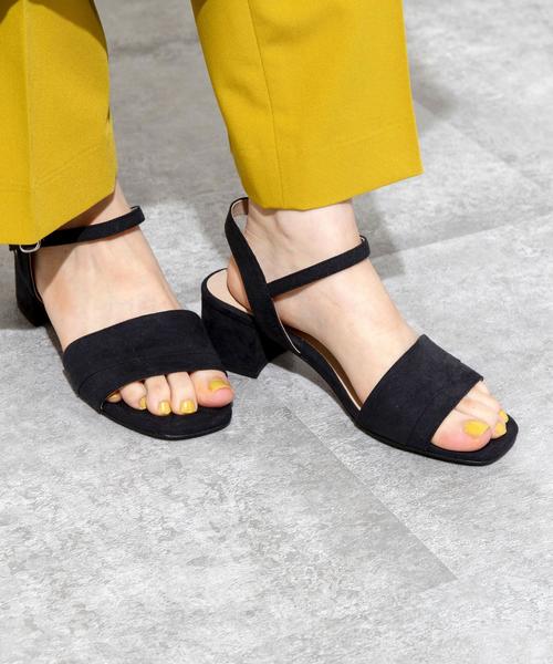 coen(コーエン)の「チャンキーヒールストラップサンダル#(サンダル・レディース・ライム/ピンク/ブラック/パイソン・SMALL/LARGE/MEDIUM)」の19枚目の写真