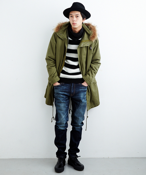 WEGO（ウィゴー）の「WEGO/リアルファーモッズコート（モッズコート・メンズ・カーキ・LARGE/MEDIUM）」の15枚目の写真