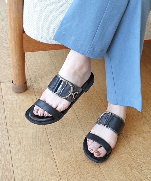 MODE KAORI(モードカオリ)の「フラットサンダル/8264(サンダル・レディース・ブラウン系その他/ブラウン系その他2/ブラック系その他2・M/L/S/XL)」の7枚目の写真