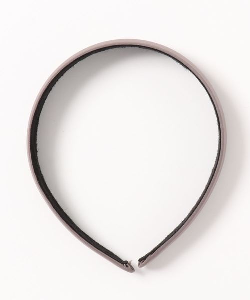 flower（フラワー）の「シルキーヘアバンド 2（カチューシャ・レディース・ブラック/ベージュ/アイボリー・FREE）」の6枚目の写真