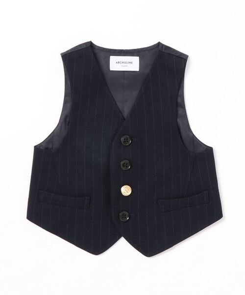 ARCH＆LINE ジャケット、ベスト、パンツ ARCH & LINE（アーチアンドライン）の「T/Rストレッチ ベスト