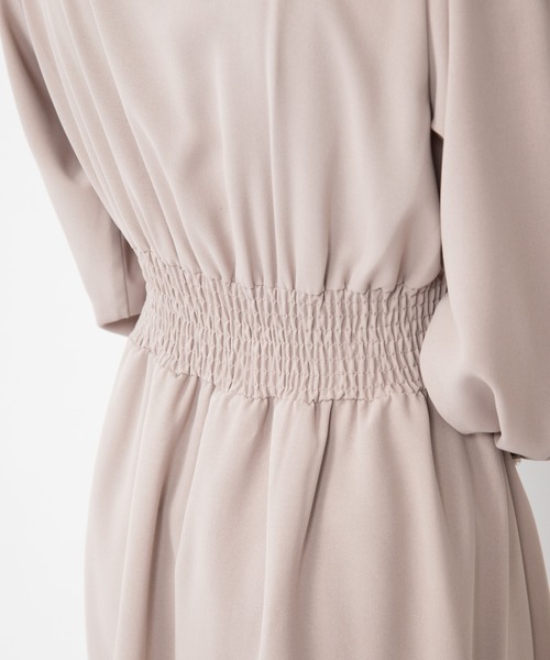 Mysa&Liina（ミーサリーナ）の「ウエストゴムワンピース（ワンピース・レディース・ベージュ/ブルー/カーキ/ブラック・M/L）」の16枚目の写真