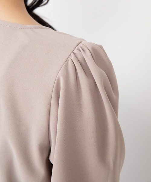 Mysa&Liina（ミーサリーナ）の「ウエストゴムワンピース（ワンピース・レディース・ベージュ/ブルー/カーキ/ブラック・M/L）」の17枚目の写真