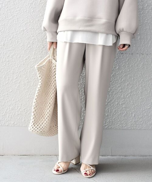 SHIPS（シップス）の「〈手洗い可能〉ストレッチウエストフリルパンツ◇（その他パンツ・レディース・ベージュ/ネイビー/ライトグリーン/ピンク系その他・SMALL/MEDIUM/LARGE/X-SMALL）」の18枚目の写真