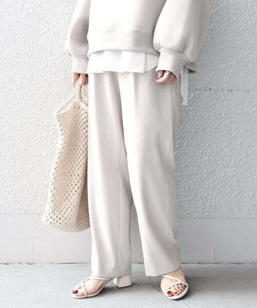 SHIPS（シップス）の「〈手洗い可能〉ストレッチウエストフリルパンツ◇（その他パンツ・レディース・ベージュ/ネイビー/ライトグリーン/ピンク系その他・SMALL/MEDIUM/LARGE/X-SMALL）」の19枚目の写真