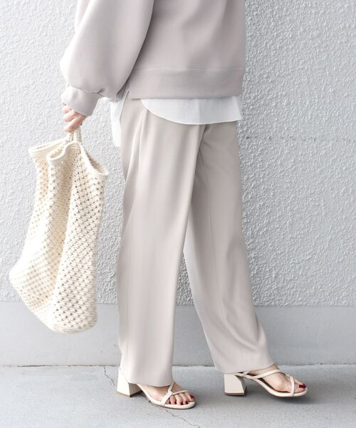 SHIPS（シップス）の「〈手洗い可能〉ストレッチウエストフリルパンツ◇（その他パンツ・レディース・ベージュ/ネイビー/ライトグリーン/ピンク系その他・SMALL/MEDIUM/LARGE/X-SMALL）」の20枚目の写真