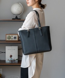 VitaFelice（ヴィータフェリーチェ）の「本革ビジネストートバッグ（ショルダーバッグ）」