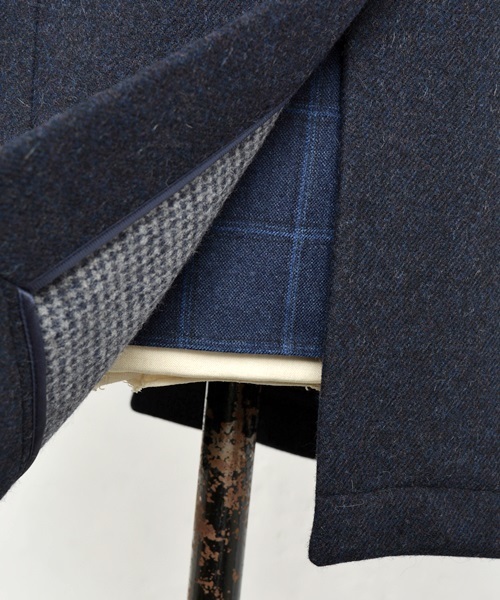 【美品：SHIPS】ダブルフェイス ソリッド カーコート　「S：ブラック」 SHIPS（シップス）の「SD: ダブルフェイス カーコート□（ステン