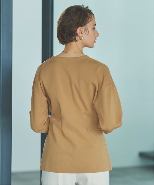 EMMA LIMBER(エマリンバー)の「Vneck Slit Cardigan(カーディガン/ボレロ・レディース・ライトカーキ/ブラウン・FREE)」の21枚目の写真