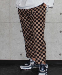 9分丈 シェフパンツ ライン ペイズリー チェック ストライプ ダンボール