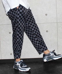 9分丈 シェフパンツ ライン ペイズリー チェック ストライプ ダンボール