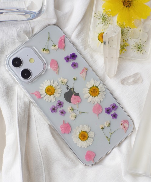Iphone 11 11pro 12 12mini 対応 ドライフラワー クリア Iphoneケース アイフォンケース モバイル ケース スマホケース クリアケース 背面ケース クリアカバー スマホケース カバー Port ポート のファッション通販 Zozotown