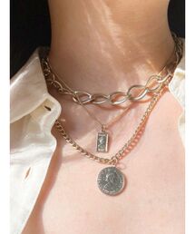 EVRIS | オーバーラップコインチェーンネックレス(ネックレス)