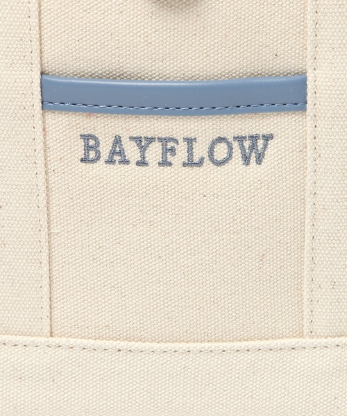 BAYFLOW(ベイフロー)の「ミニスクエアコンチョロゴトート-パイピング(トートバッグ・レディース・ブラック/ピンク/イエロー/ブルー/ライトグリーン/ラベンダー・FREE)」の21枚目の写真