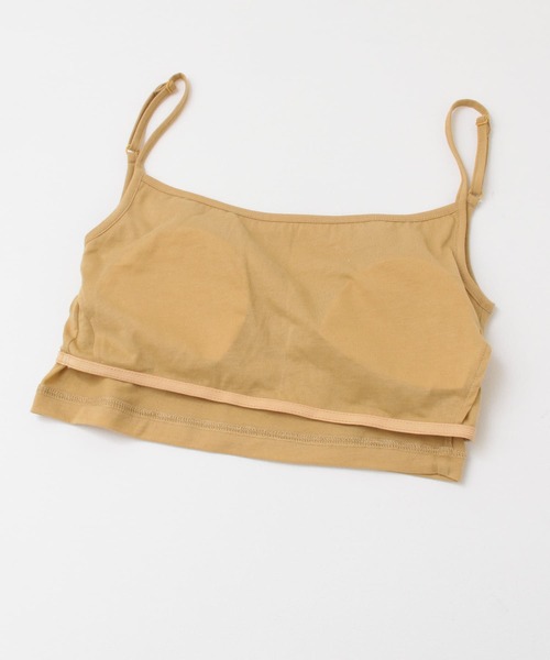 KBF(ケイビーエフ)の「ブラキャミソールセットタンクトップ(タンクトップ・レディース・ライトブルー/ベージュ/アイボリー・ONE)」の5枚目の写真