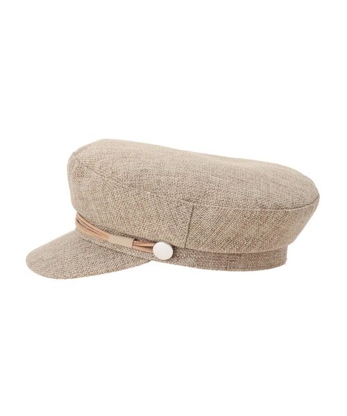 MURUA（ムルーア）の「スウェードロープマリンキャップ（キャスケット・レディース・ブラック/ベージュ・FREE）」の8枚目の写真