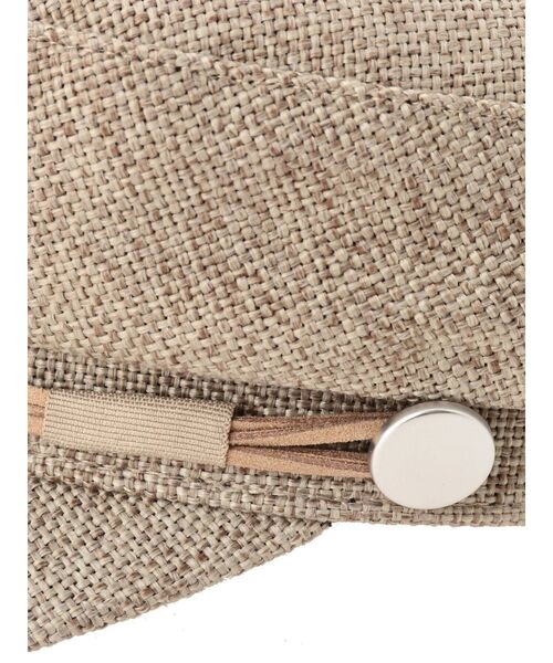 MURUA（ムルーア）の「スウェードロープマリンキャップ（キャスケット・レディース・ブラック/ベージュ・FREE）」の9枚目の写真