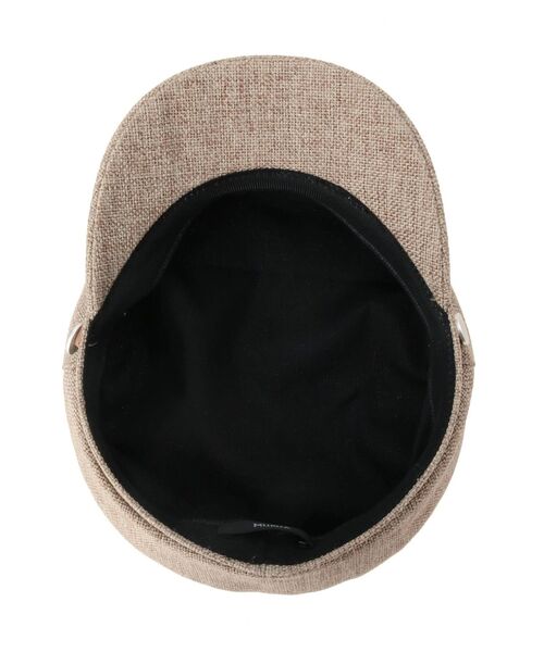 MURUA（ムルーア）の「スウェードロープマリンキャップ（キャスケット・レディース・ブラック/ベージュ・FREE）」の5枚目の写真