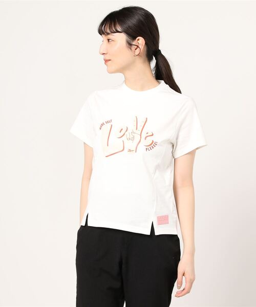 Reebok(リーボック)の「グラフィック ショートスリーブ Tシャツ / CL GRAPHICS SS TEE(Tシャツ/カットソー・レディース・ピンク/アイボリー・SMALL/MEDIUM/LARGE/X-LARGE)」の9枚目の写真