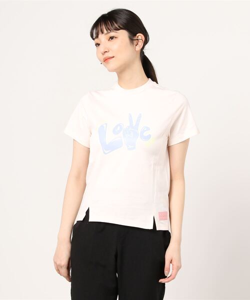 Reebok(リーボック)の「グラフィック ショートスリーブ Tシャツ / CL GRAPHICS SS TEE(Tシャツ/カットソー・レディース・ピンク/アイボリー・SMALL/MEDIUM/LARGE/X-LARGE)」の10枚目の写真