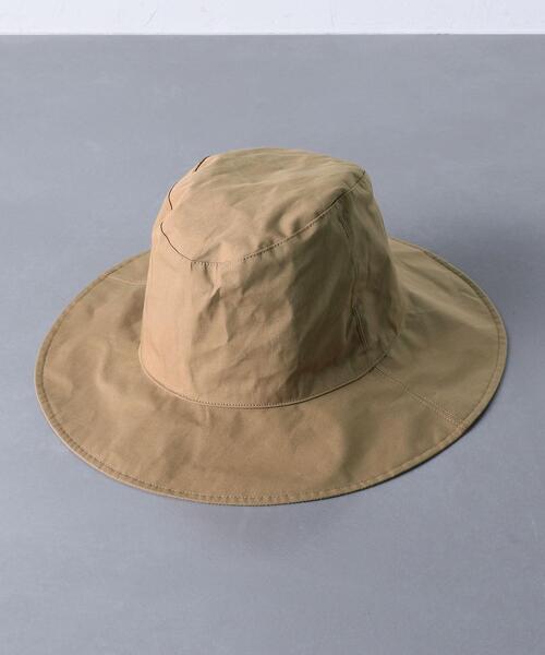 KIJIMA TAKAYUKI(キジマ タカユキ)の「<KIJIMA TAKAYUKI(キジマ タカユキ)> コットンナイロン ハット(ハット・メンズ・ブラック/ベージュ・3/2)」の4枚目の写真