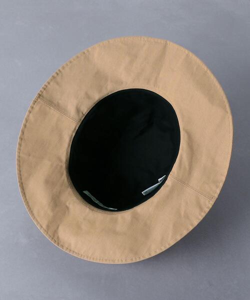 KIJIMA TAKAYUKI(キジマ タカユキ)の「<KIJIMA TAKAYUKI(キジマ タカユキ)> コットンナイロン ハット(ハット・メンズ・ブラック/ベージュ・3/2)」の6枚目の写真