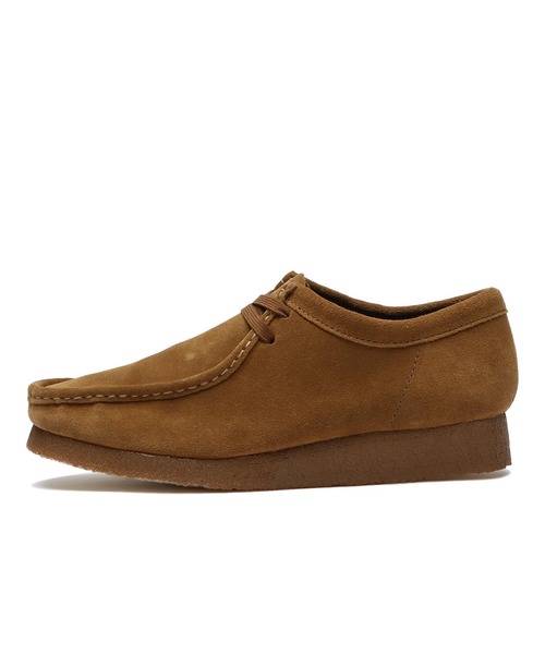 Clarks(クラークス)の「Wallabee 261555187(モカシン/デッキシューズ・メンズ・ブラウン・9/9h/8h/7h/7/6/6h/8/10)」の1枚目の写真