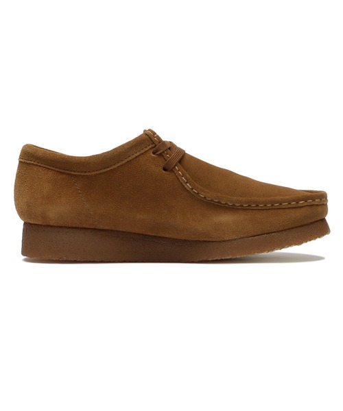 Clarks(クラークス)の「Wallabee 261555187(モカシン/デッキシューズ・メンズ・ブラウン・9/9h/8h/7h/7/6/6h/8/10)」の2枚目の写真