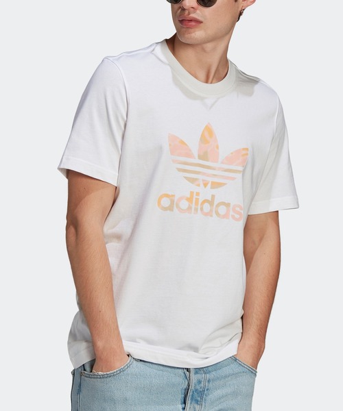カモ トレフォイル半袖tシャツ Camo Infill Tee アディダスオリジナルス Tシャツ カットソー Adidas アディダス のファッション通販 Zozotown