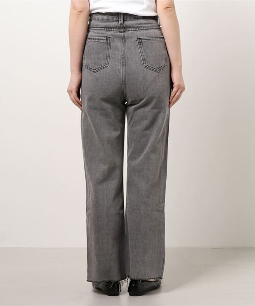 AMAIL（アマイル）の「Chemical wash black（デニムパンツ・レディース・グレー・SMALL/MEDIUM）」の13枚目の写真