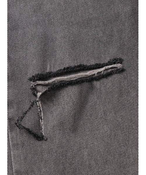 AMAIL（アマイル）の「Chemical wash black（デニムパンツ・レディース・グレー・SMALL/MEDIUM）」の6枚目の写真