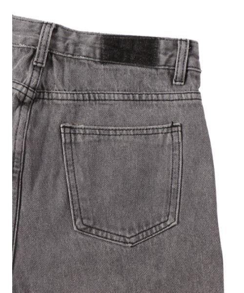 AMAIL（アマイル）の「Chemical wash black（デニムパンツ・レディース・グレー・SMALL/MEDIUM）」の9枚目の写真