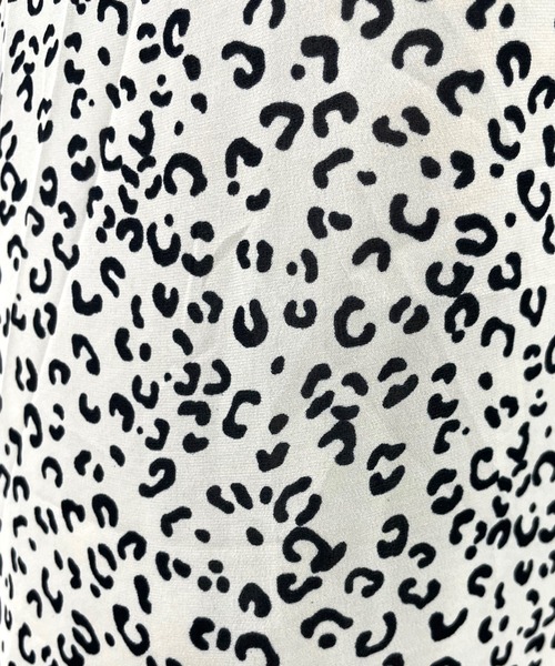 SPIGA（スピーガ）の「アニマル柄キャミOP（ワンピース・レディース・ブラック/ホワイト/キャメル・FREE）」の10枚目の写真