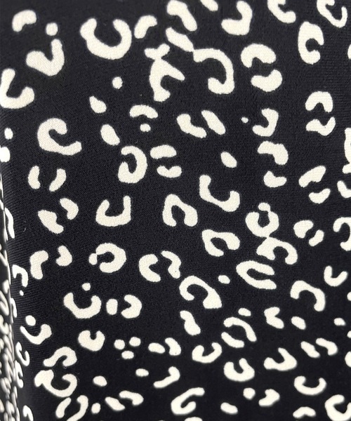 SPIGA（スピーガ）の「アニマル柄キャミOP（ワンピース・レディース・ブラック/ホワイト/キャメル・FREE）」の9枚目の写真