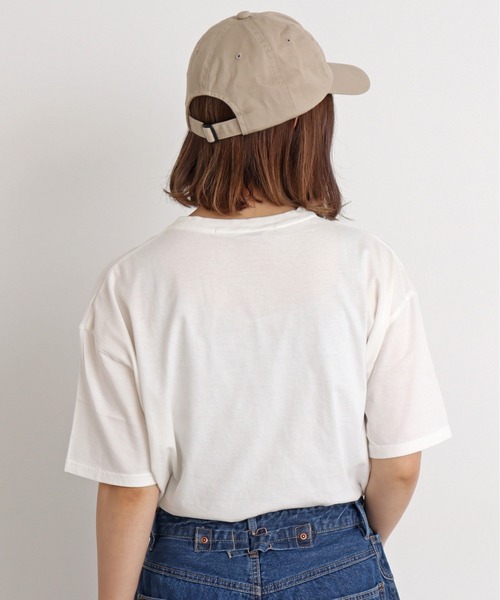 chambre de charme（シャンブルドゥシャーム）の「cdc 20/-度詰天竺　レンズの中プリントT（Tシャツ/カットソー・レディース・グレー/オフホワイト・FREE）」の8枚目の写真