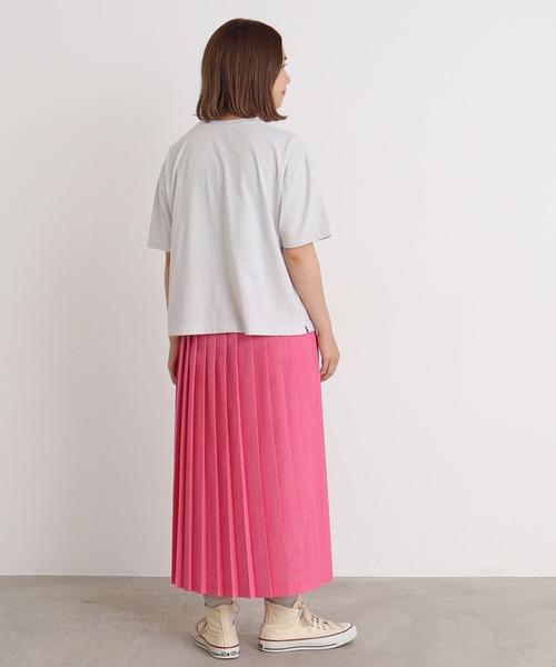 chambre de charme（シャンブルドゥシャーム）の「cdc 20/-度詰天竺　レンズの中プリントT（Tシャツ/カットソー・レディース・グレー/オフホワイト・FREE）」の20枚目の写真