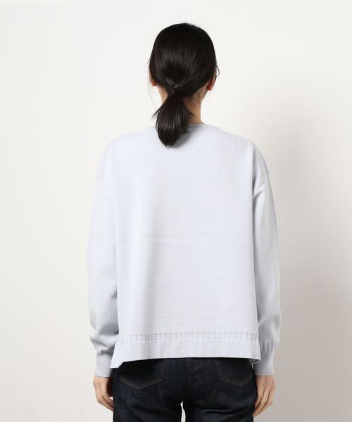 Pao de lo（パオデロ）の「【VOYAGE】ミラノリブニット（ニット/セーター・レディース・パープル/ブラック系その他/ダークベージュ・9号）」の5枚目の写真