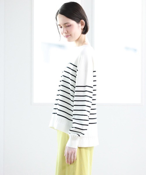 Pao de lo（パオデロ）の「【VOYAGE】ミラノリブニット（ニット/セーター・レディース・パープル/ブラック系その他/ダークベージュ・9号）」の6枚目の写真