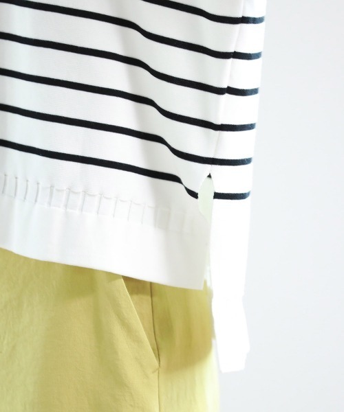 Pao de lo（パオデロ）の「【VOYAGE】ミラノリブニット（ニット/セーター・レディース・パープル/ブラック系その他/ダークベージュ・9号）」の9枚目の写真