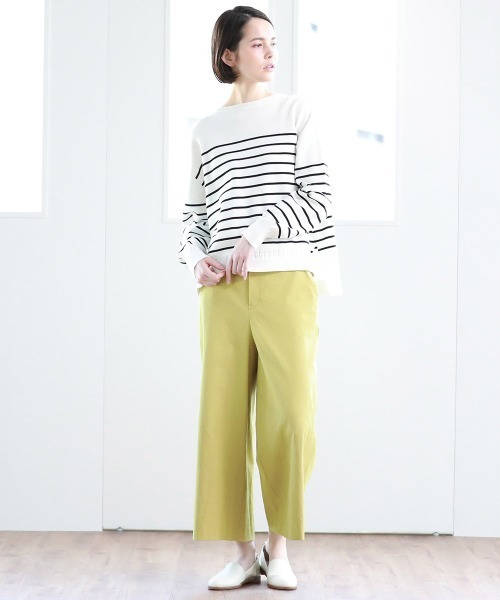 Pao de lo（パオデロ）の「【VOYAGE】ミラノリブニット（ニット/セーター・レディース・パープル/ブラック系その他/ダークベージュ・9号）」の11枚目の写真