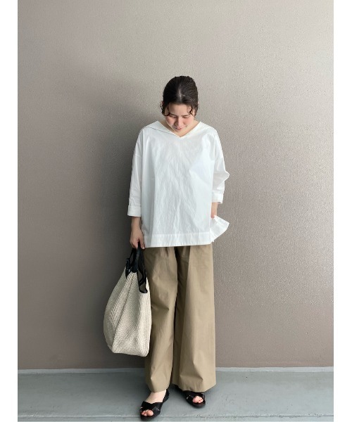 BEARDSLEY（ビアズリー）の「セーラーブラウス（シャツ/ブラウス・レディース・ホワイト・FREE）」の2枚目の写真