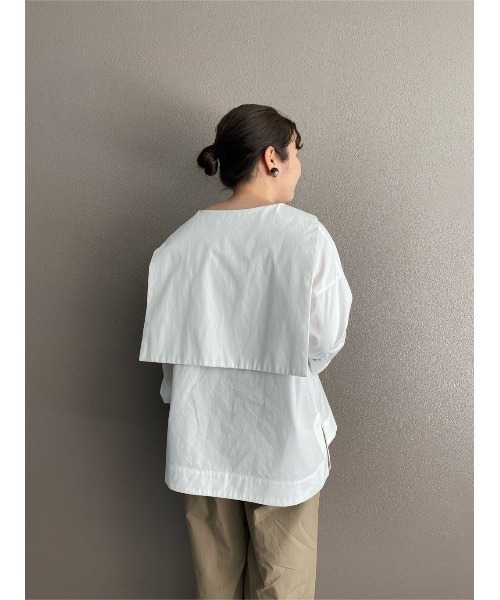 BEARDSLEY（ビアズリー）の「セーラーブラウス（シャツ/ブラウス・レディース・ホワイト・FREE）」の6枚目の写真