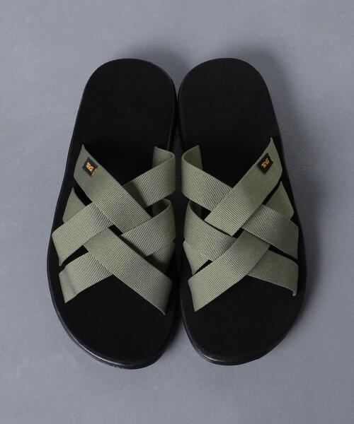 Teva（テバ）の「＜Teva（テバ）＞  VOYA SLIDE（サンダル・メンズ・ブラック/オリーブ・8/10/9/7）」の4枚目の写真